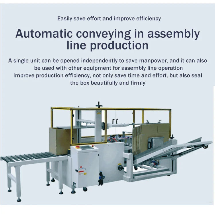 Easy Operate Fully Automatic Box Erecting Machine/carton Opening Machine