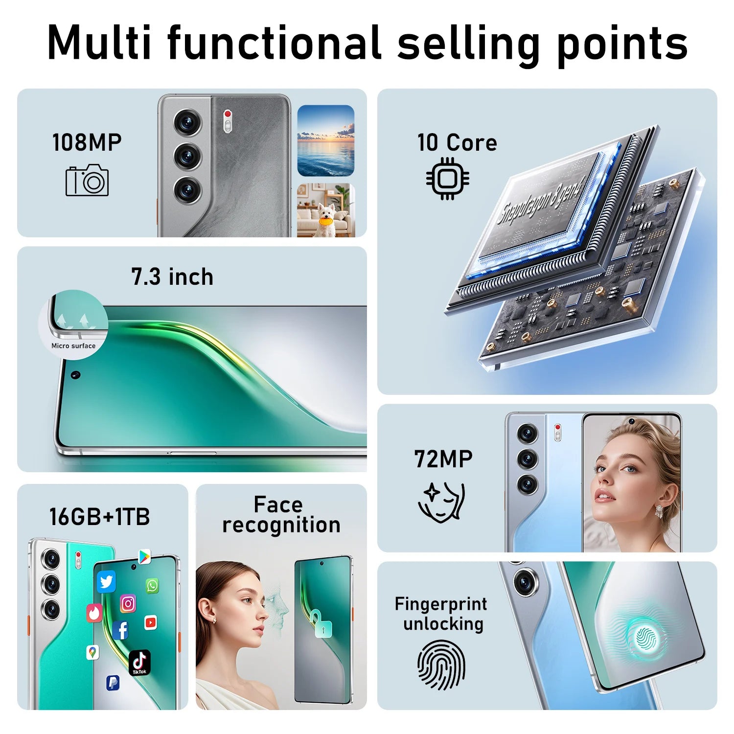 Camon 40 Pro 5G Smartphone, 1TB 16GB RAM - Dual SIM Android 15 Tidesmit