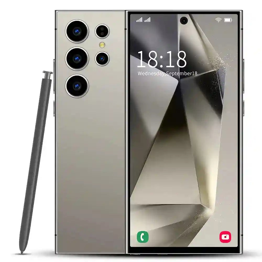 Samsung Galaxy S24 Ultra 1TB 5G Smartphone - 16GB RAM Unlocked Mobile Gray 16g 1TB Tidesmit