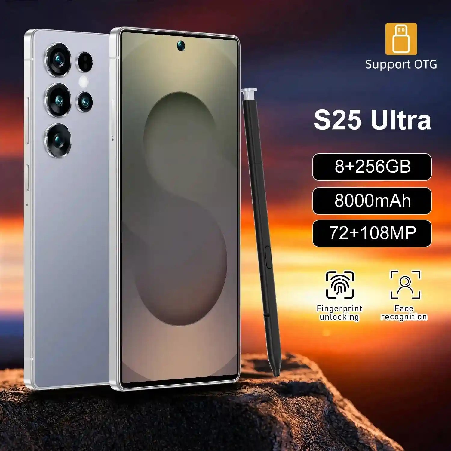 5G Smartphone 8GB RAM 256GB Storage - Tidesmit Essential Series Tidesmit