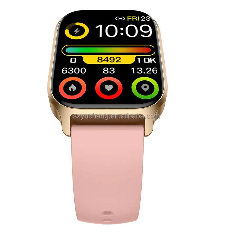 Y3 Smartwatch with Fitness Tracker & Heart Rate Monitor - Black My Store