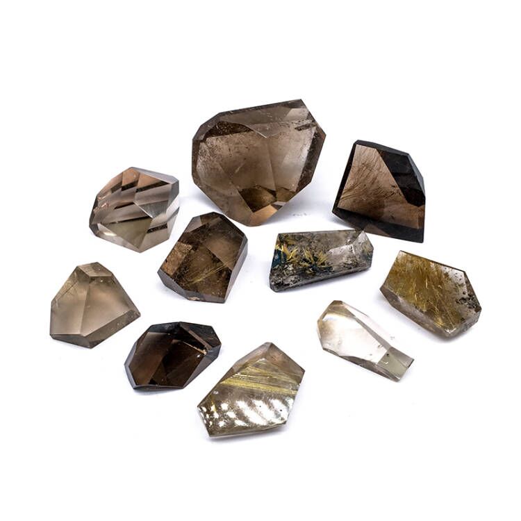 Wholesale Natural Crystal Gemstone Polished Golden Rutilated Free Shape Red Rutilated Hair Quartz Free Shape for Home Decoration