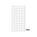 Transparent double-sided glue dot sheet with 20mm round pads