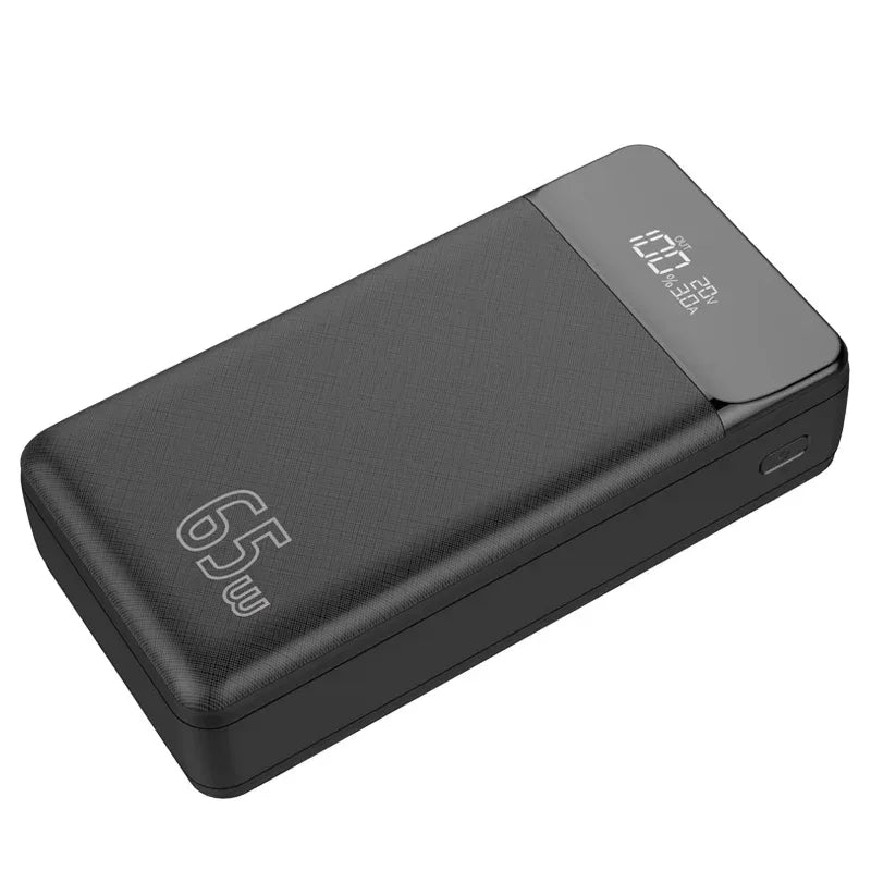 Tidesmit 30000mAh 65W PD Fast Charging Power Bank - Black & White Tidesmit