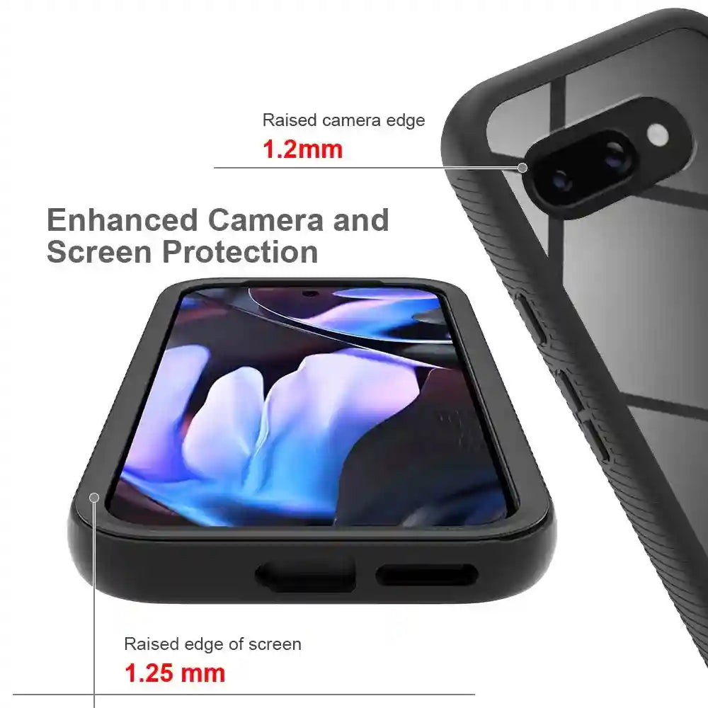 Google Pixel 8A Full Body 360 Leather Case - Durable Anti-Scratch Protection Tidesmit