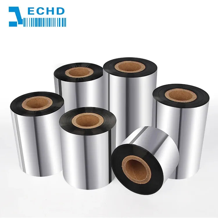 Factory Hot Sales Modern Design Tto Printer Label 110mm*300m Wax/resin Barcode Ribbon