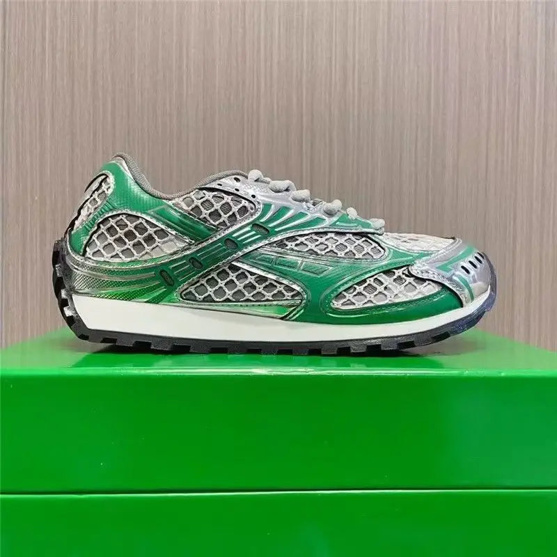 Luxury Designer Brand Men's Sneakers Original box High-Quality Fashionable Comfortable Solid Color Genuine Leather