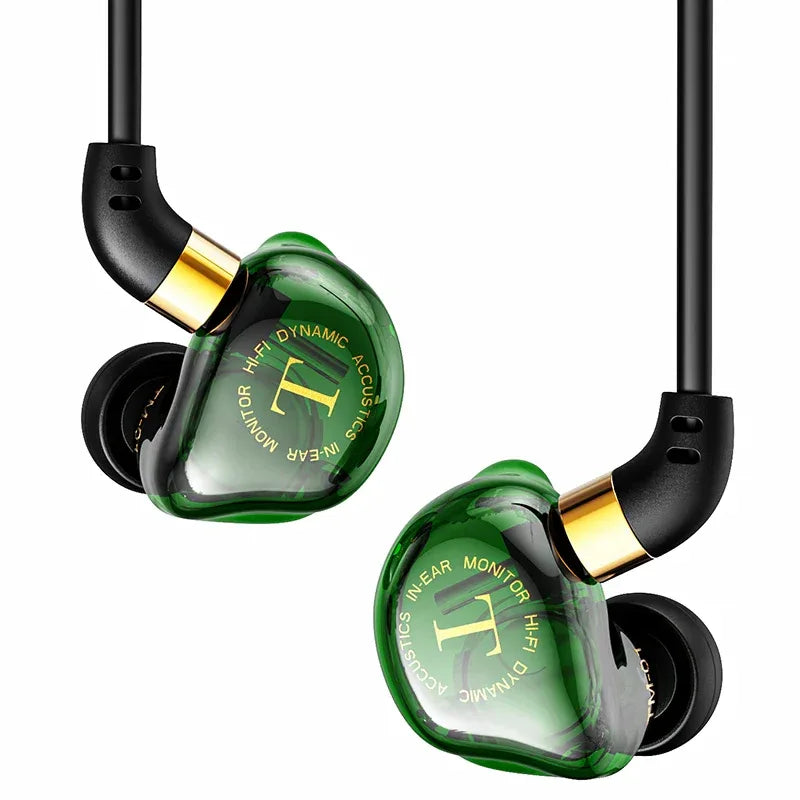Tidesmit Wired Headphones with Dual Drivers and Bass Stereo - 1 Pair Tidesmit