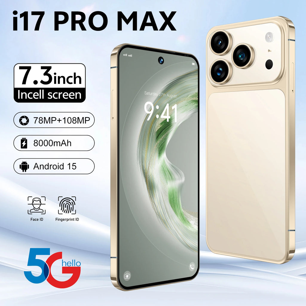 5G Android Smartphone 7.3 Inch Display 1TB 16GB RAM Unlocked Tidesmit