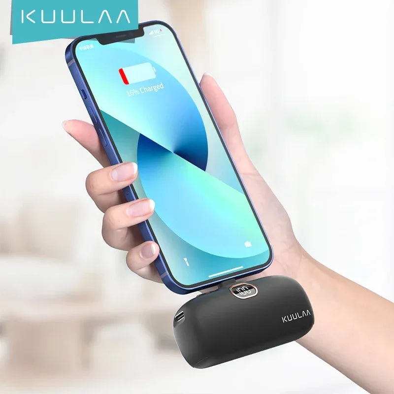 Magnetic Portable Charger 5000mAh - Fast Charging Power Bank Tidesmit