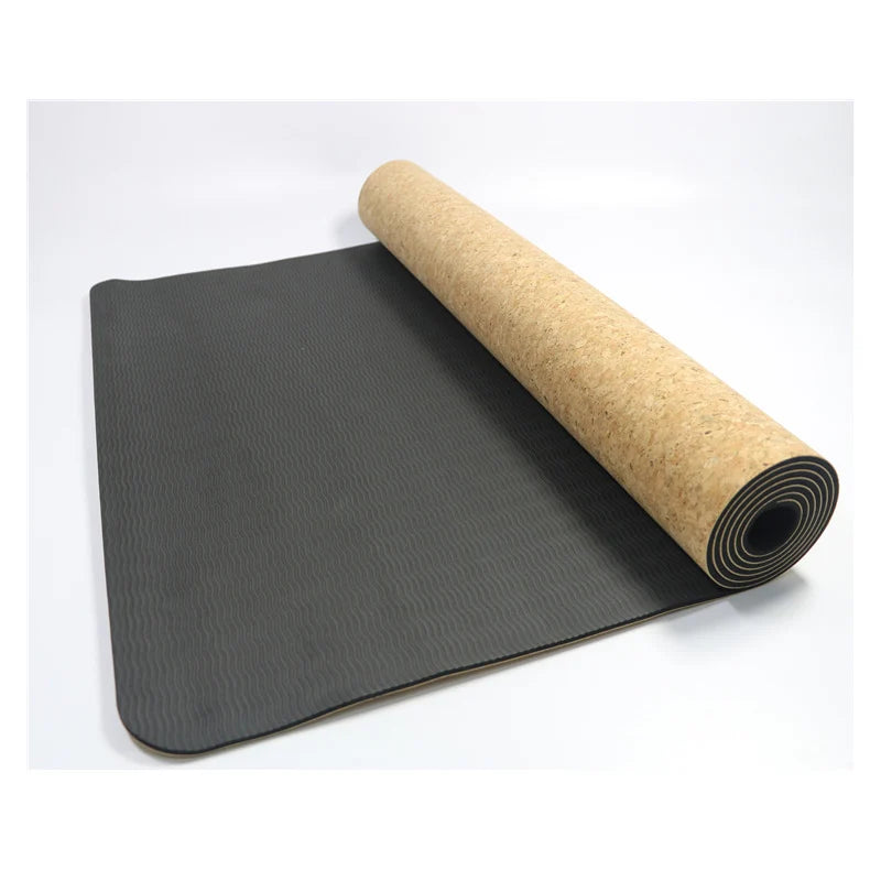 Dark Printing Yoga Fitness Mat Suede Rubber Non-slip Health Yoga Flower Mat Factory Outlet Practice Mat With Ncie Design