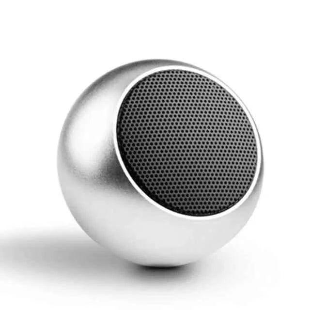 Portable Bluetooth Speaker: Waterproof 360 Wireless Audio Silver My Store
