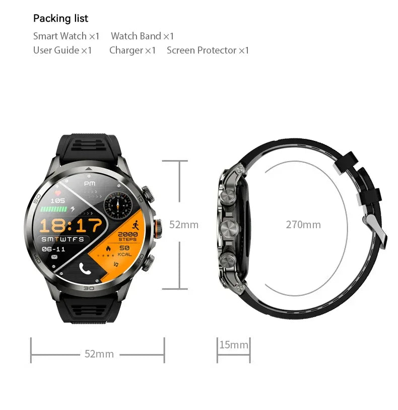 4G Smartwatch with Video Call, 1.95 Inch HD Screen, Model H19 My Store