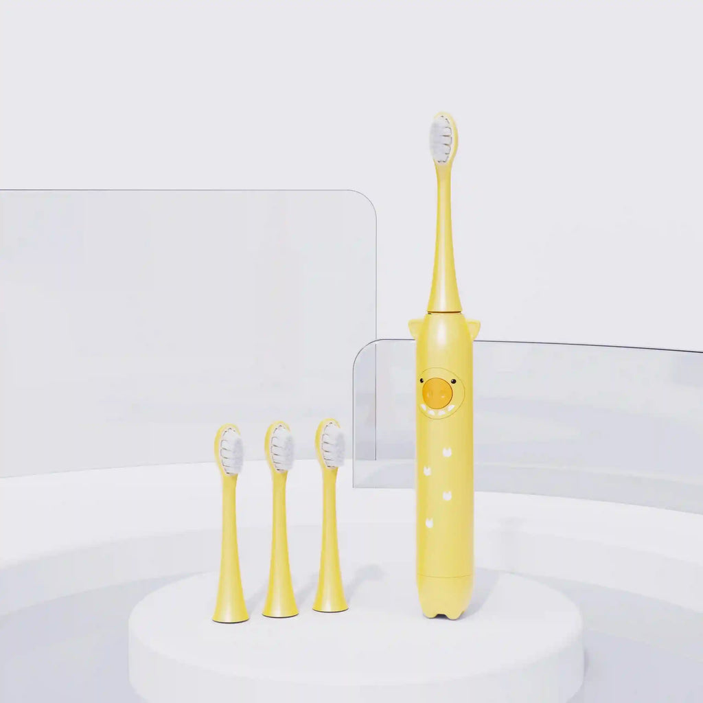 Tidesmit Kids Sonic Electric Toothbrush with 3 Cleaning Modes - Yellow Tidesmit