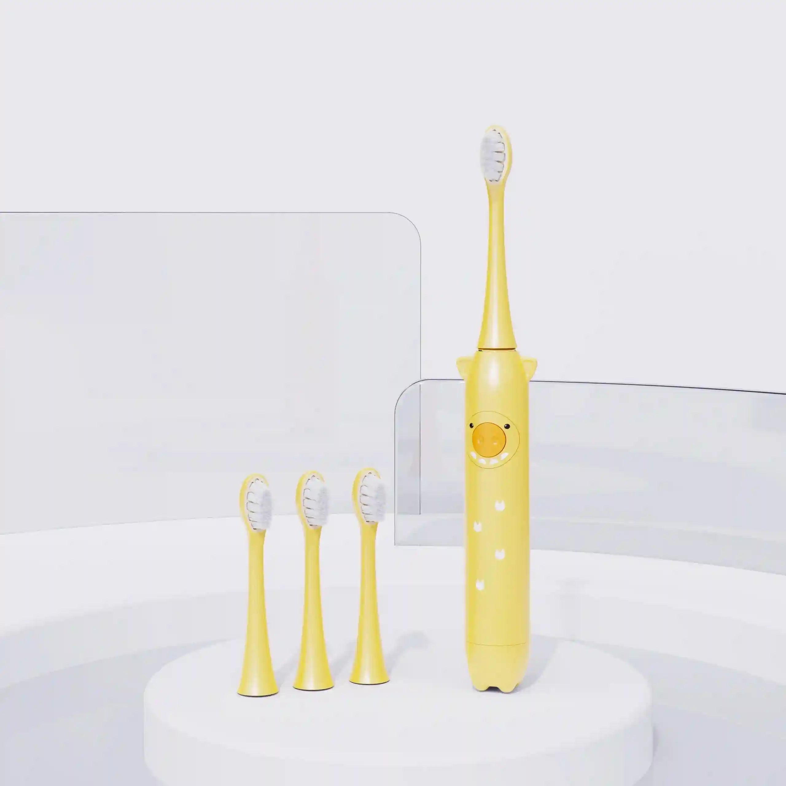 Tidesmit Kids Sonic Electric Toothbrush with 3 Cleaning Modes - Yellow Tidesmit