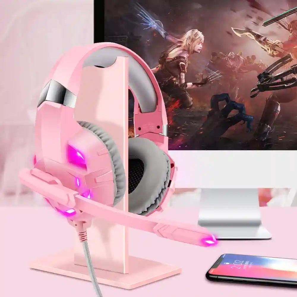 Wired Gaming Headphones with Mic - Over-Ear Noise-Cancelling Headset Tidesmit