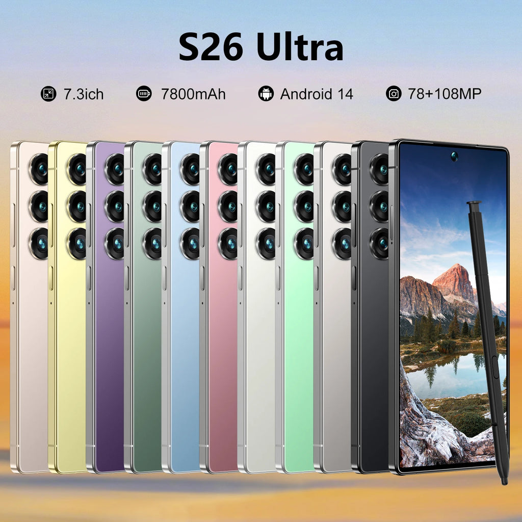 Tidesmit 5G Smartphone, 7.3 Inch AMOLED, 22GB RAM, 1TB Storage Tidesmit