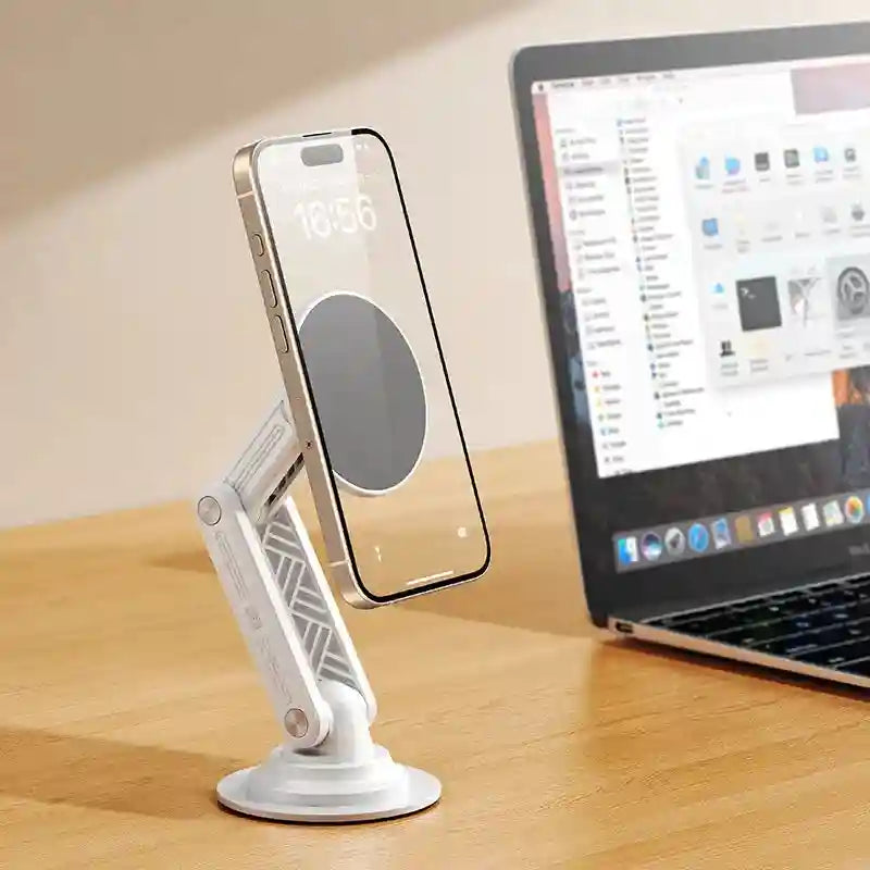 Foldable Magnetic Phone Mount - 360 Adjustable for Bathroom by Tidesmit Tidesmit