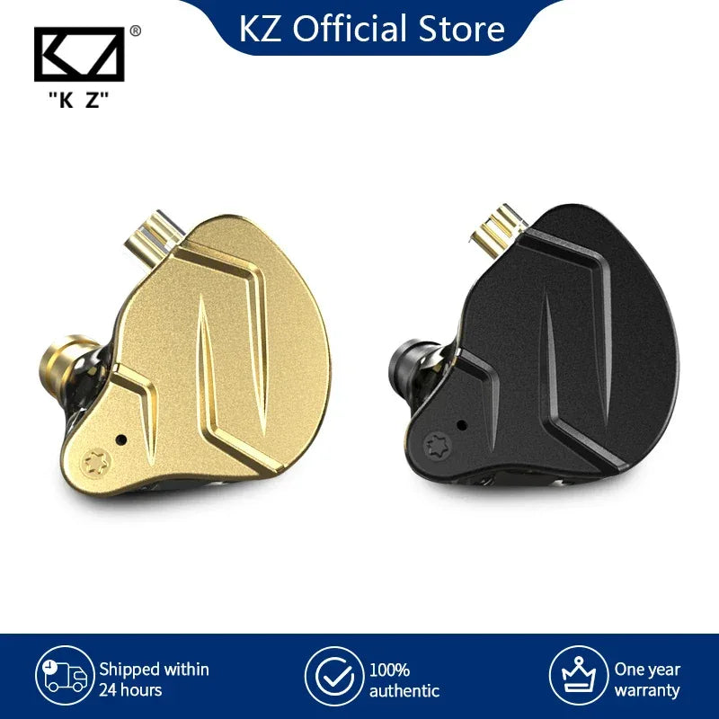 KZ ZSN Pro X Metal Earphones 1BA+1DD Hybrid Technology HIFI Bass Earbuds In Ear Monitor Headphone Sport Noise Cancelling Headset Tidesmit