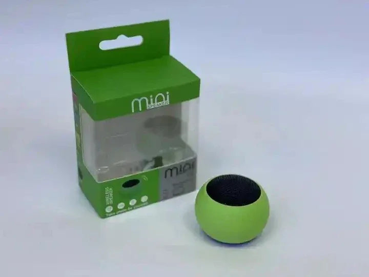 Portable Bluetooth Speaker with 360 Sound & Bass Boost - Compact Audio Green My Store