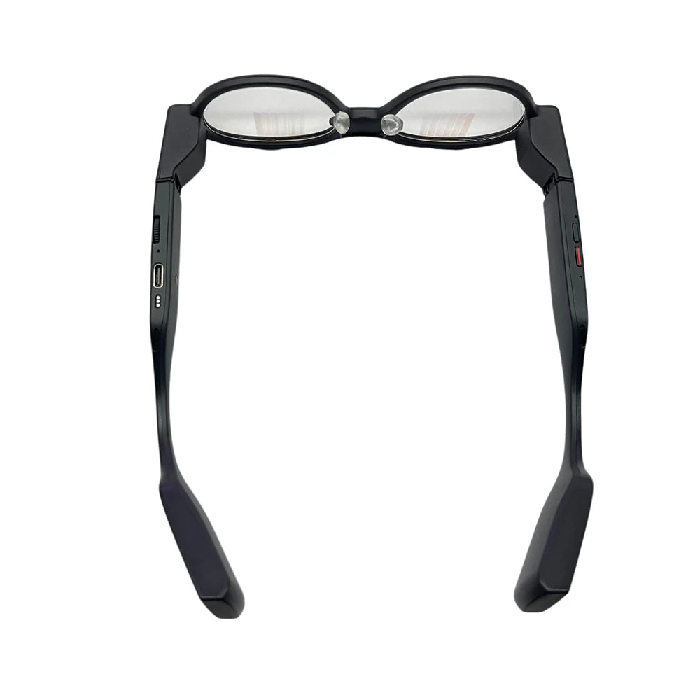 AI Smart Glasses Wireless AR Assistant Voice Control Translation Teleprompter Business Meeting Privacy Screen