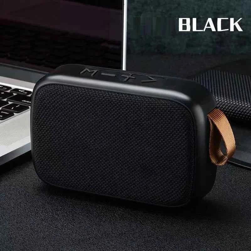 Portable Bluetooth Speaker, Waterproof Wireless Audio with Bass Boost Black plastic My Store