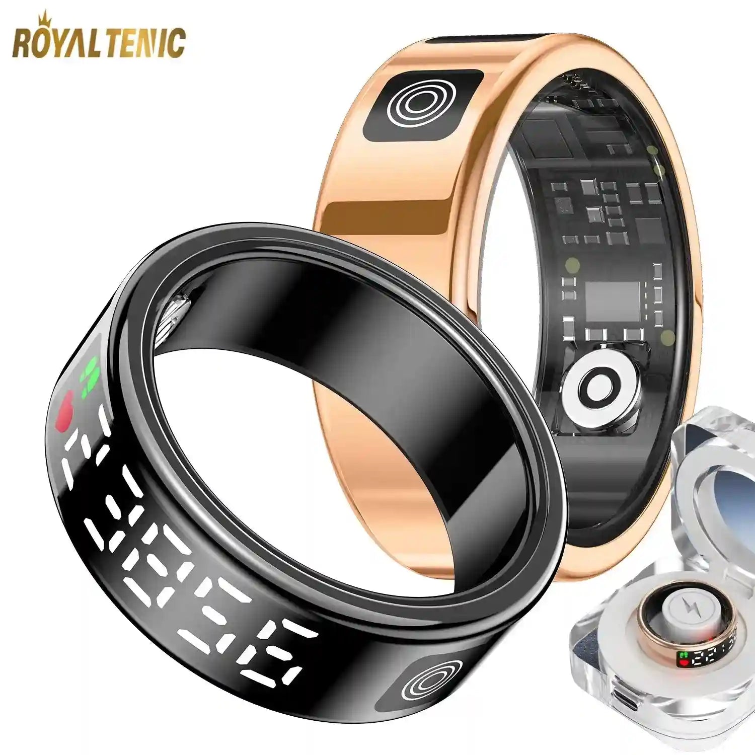 Tidesmit SR08 Smart Health Ring | Biometric Heart Rate & Sleep Tracker Tidesmit