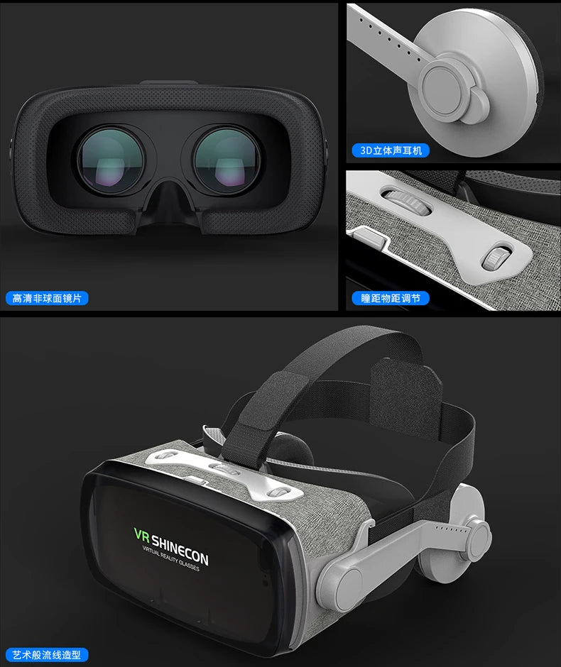VR Headset for Smartphones | Immersive 3D Smart Glasses by Tidesmit Tidesmit