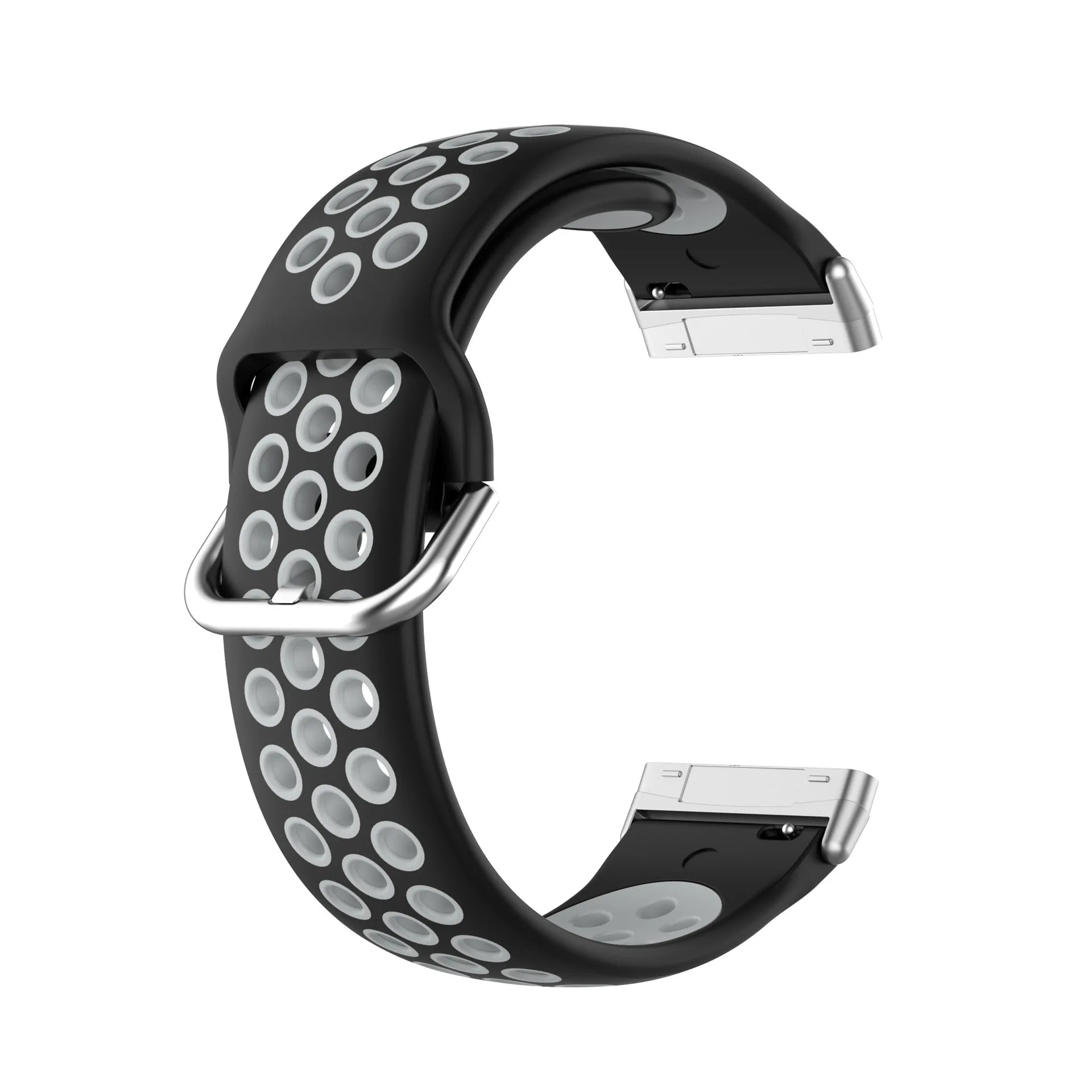 Colorful soft silicone sport wristband for Fitbit Versa 3 and Sense smartwatches in a comfortable strap design.