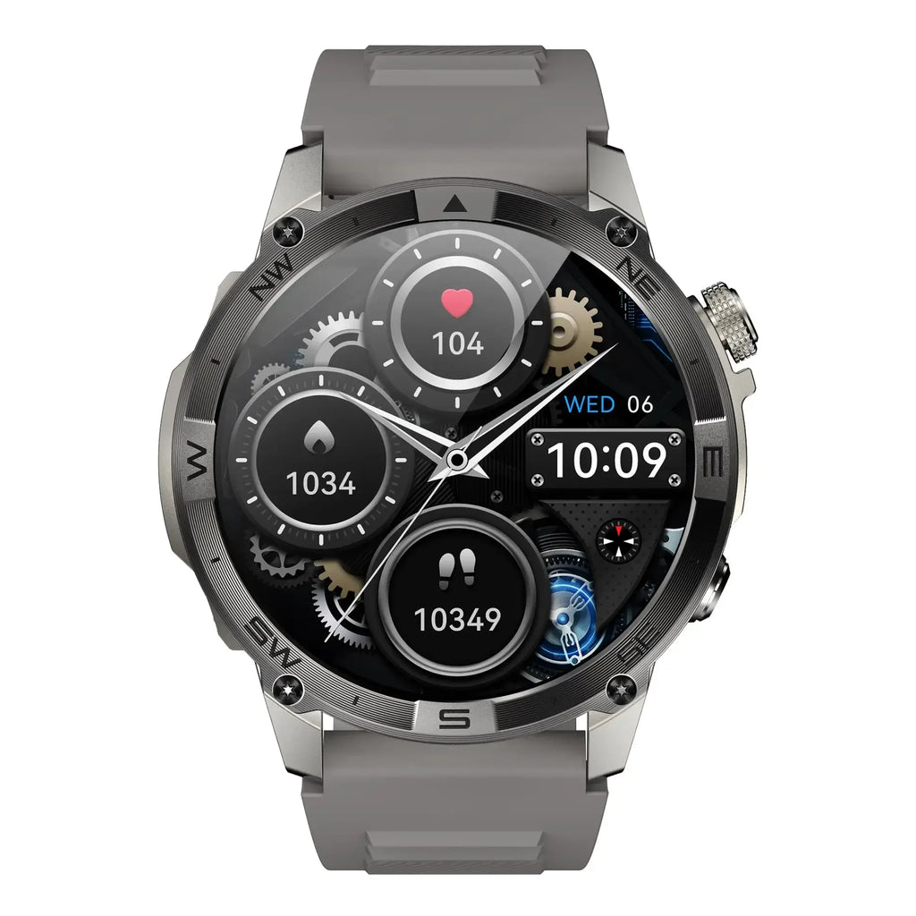 GPS Smart Watch & Fitness Tracker HK08 - AMOLED Display Black My Store