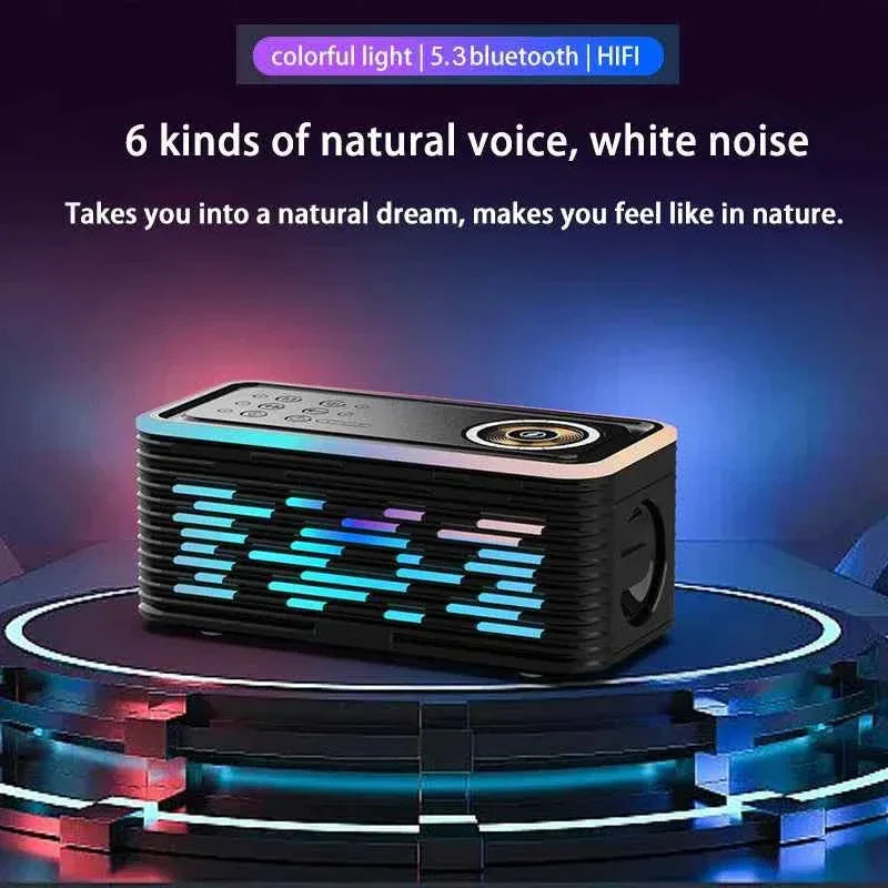 Portable Bluetooth Speaker with Wireless Charger and RGB LED Light My Store