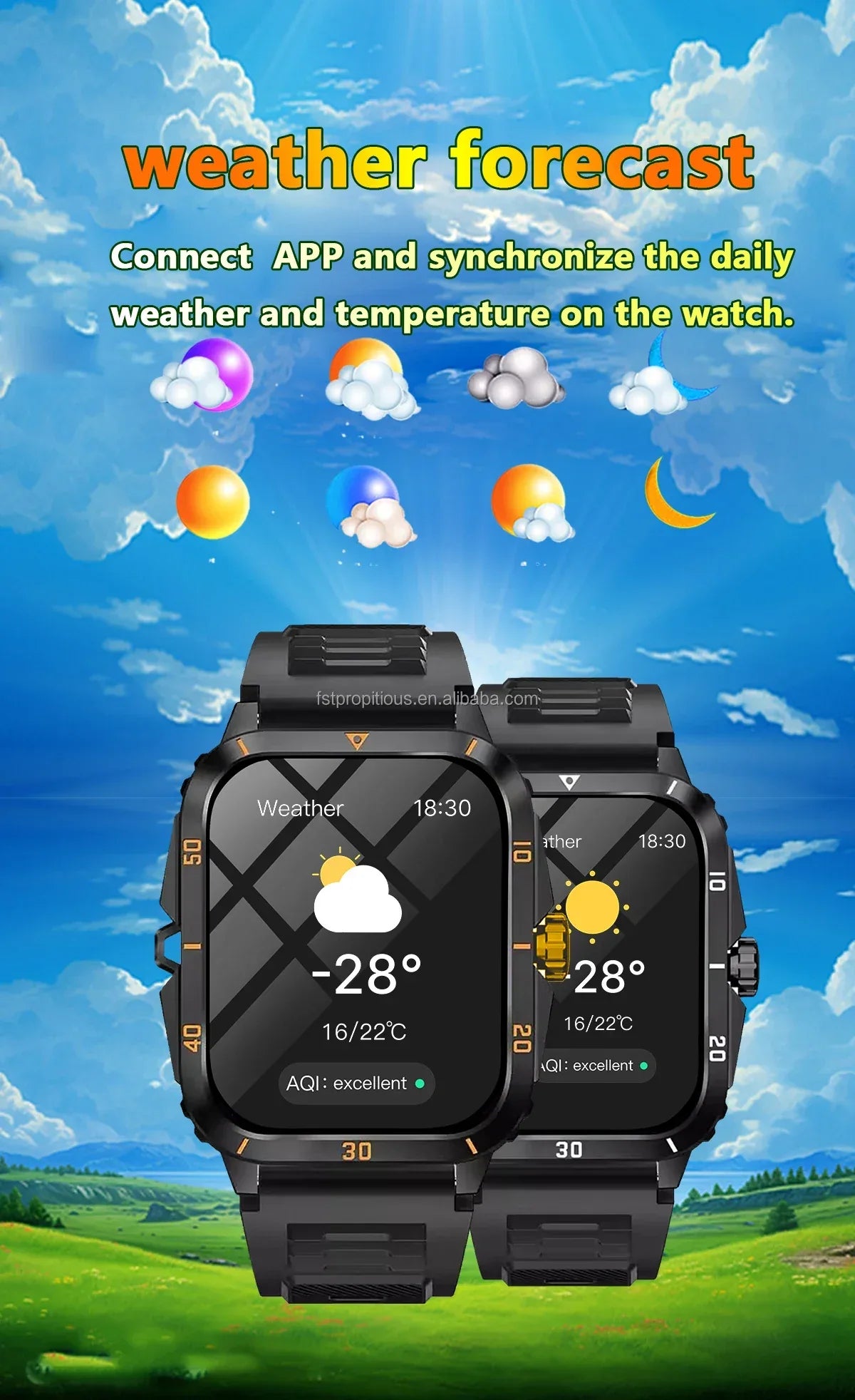 Smartwatch H23 with Bluetooth Calling, GPS, and Fitness Tracker - Black My Store
