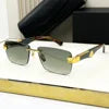 European American Fashion Cross-Border Sunglasses Light Luxury Casual Square Home Frameless Holiday Trendy Style for Men Women