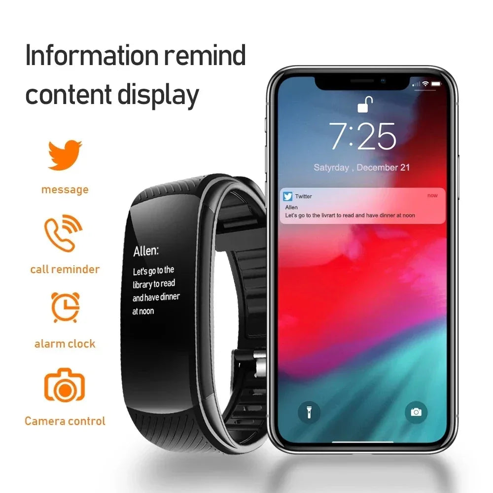 Smartwatch Fitness Tracker with Blood Pressure & Heart Rate Monitor My Store