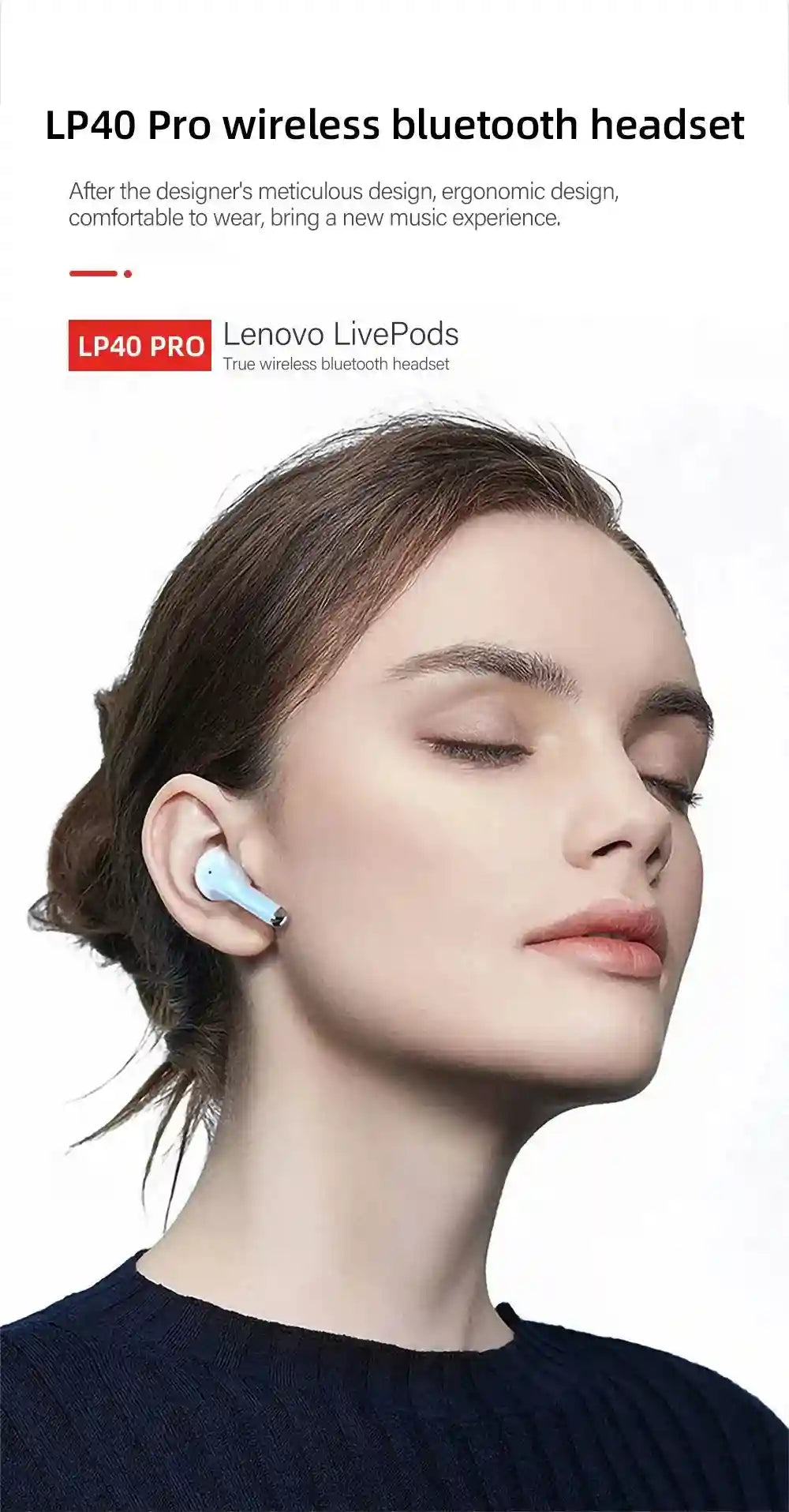 Tidesmit LP40 Pro Wireless Bluetooth Earbuds TWS Sport Headphones Tidesmit