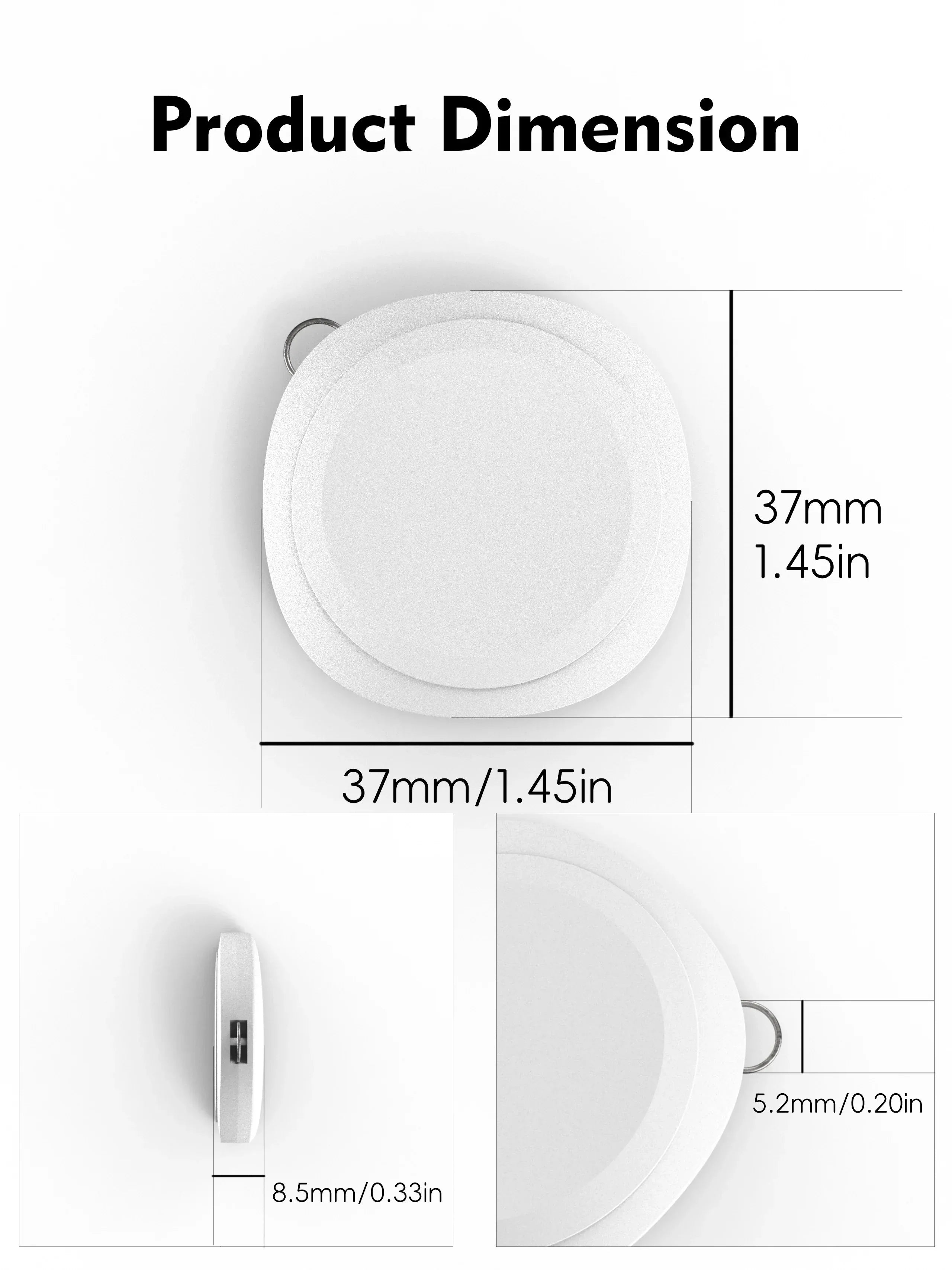 Magnetic Wireless Charger for Galaxy Watch 7 6 5 4 3 - USB-C Port Tidesmit