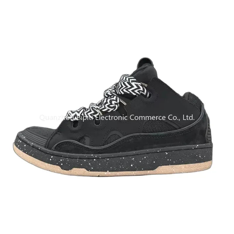 Designer Brand Luxury Casual Shoes Mens Women Embossed Leather Sneakers Calfskin Stripe Stretch Cotton Lace-up Low Rubber