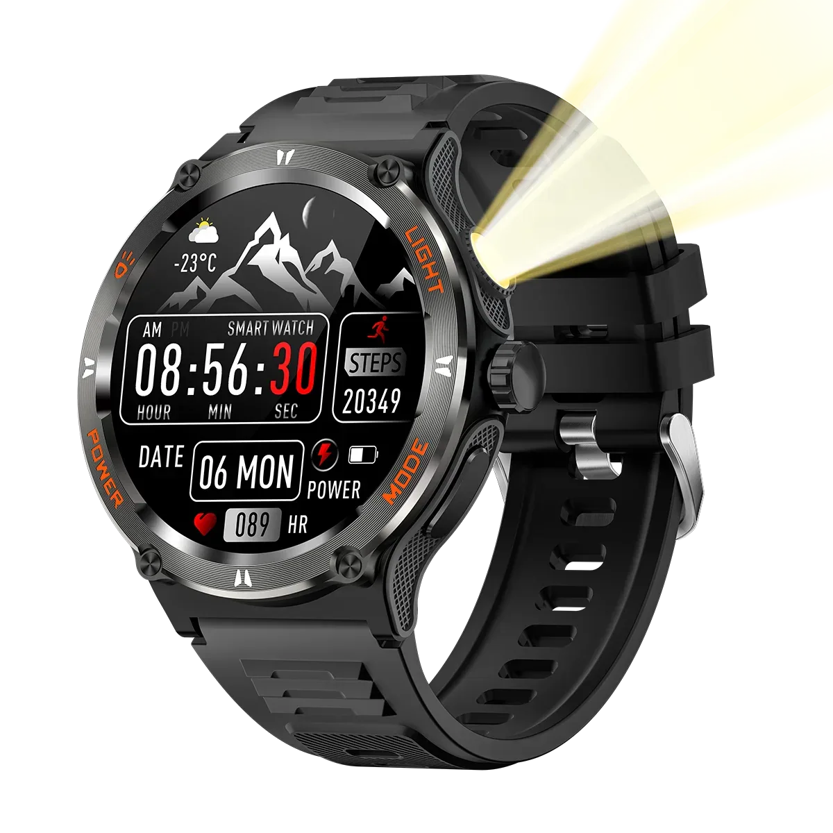 Smartwatch KT76 Waterproof Fitness Tracker with Heart Rate Monitor My Store