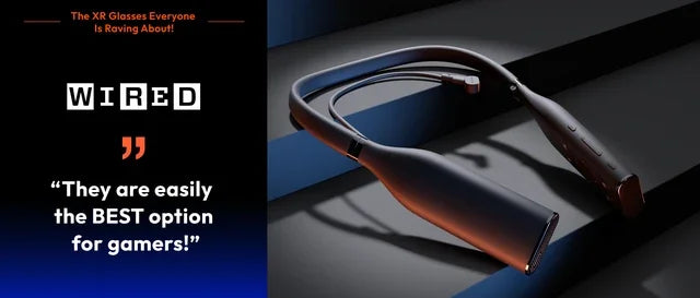VITURE One XR/AR 3D Glasses Compatible Steam Deck/ROG Ally/Gaming Consoles/PC/Android Electrochromic Film Myopia Adjustments
