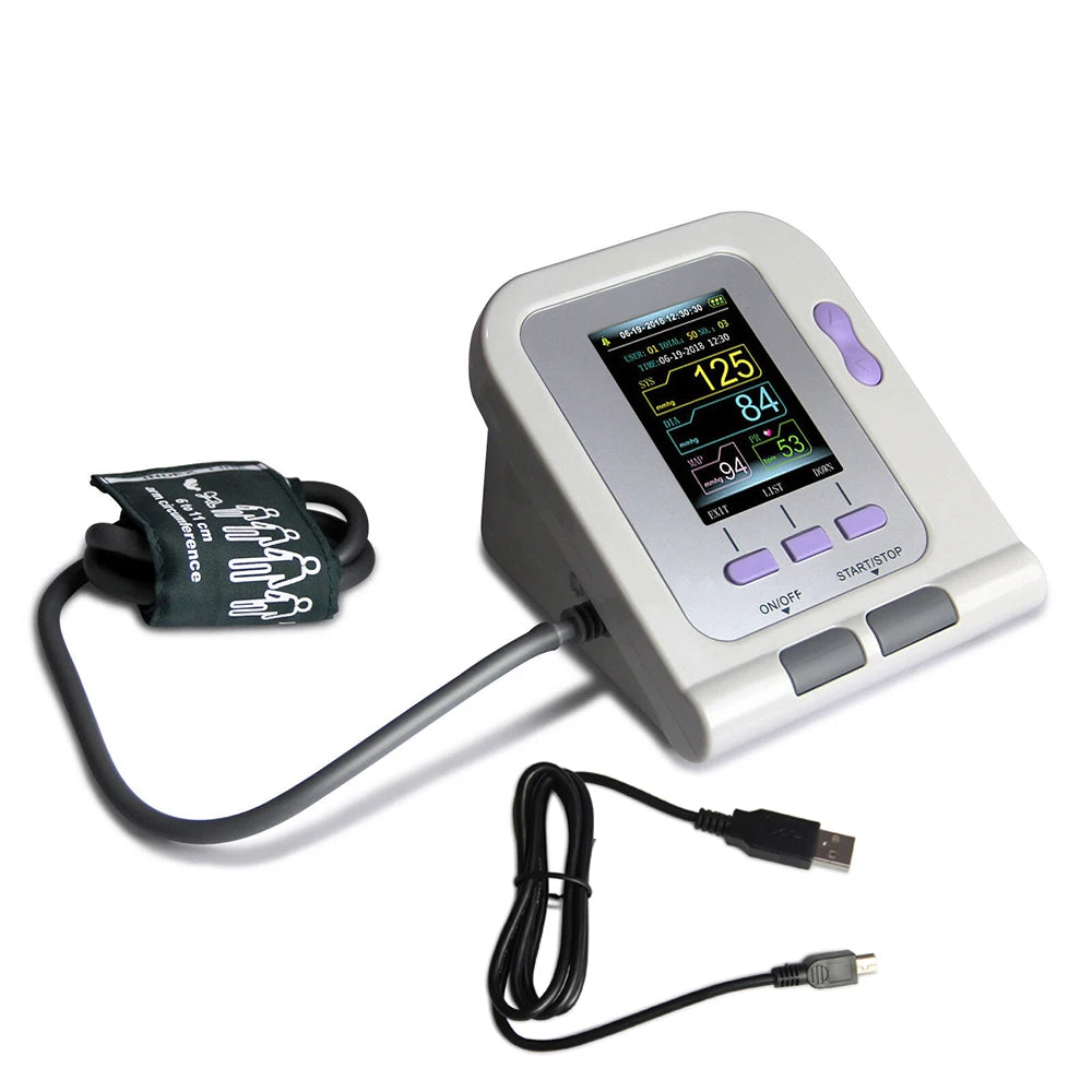CONTEC 08A-VET Blood Pressure Monitor Portable Veterinary Digital Animal Electronic Sphygmomanomete PR Pulse Tester 6-11cm Cuff