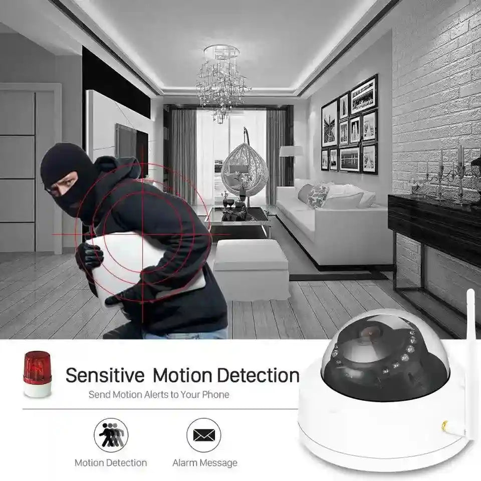5MP Outdoor WiFi Security Camera - AI Motion Detection & App Control Tidesmit