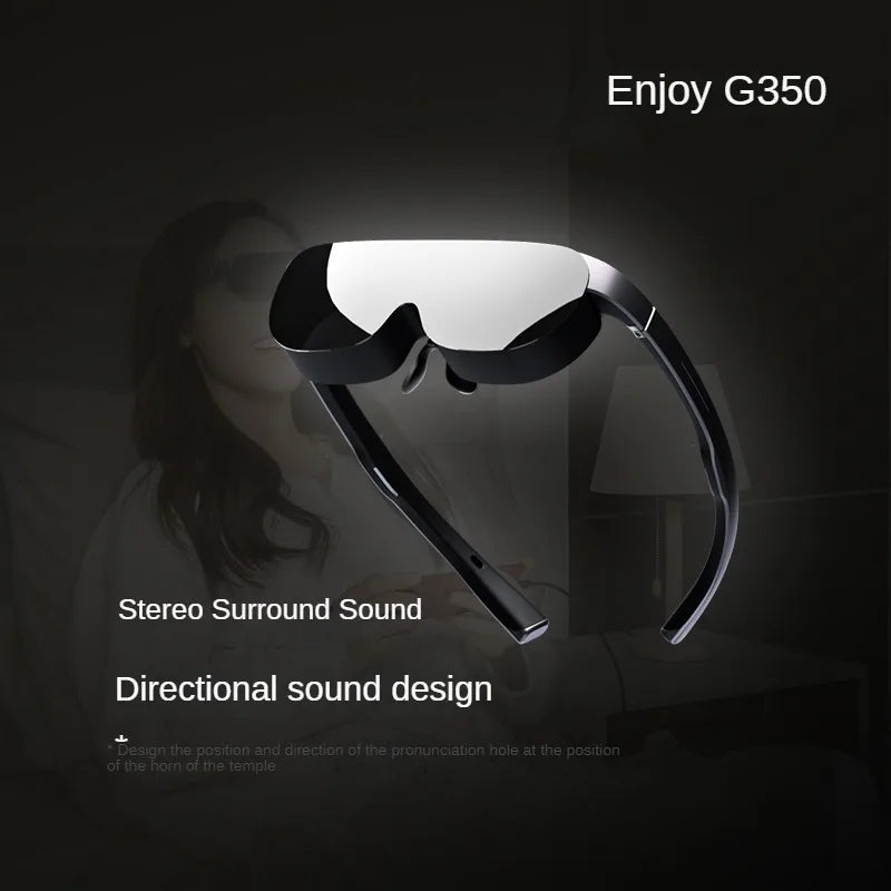 GRAWOOW G350 Smart AR Glasses RTS 3D Movie Augmented Reality Head Display Non-VR AR Glasses for Smart Phone
