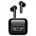Wireless Bluetooth Earbuds, 6-Hour Battery, LED Display | Tidesmit Black Tidesmit