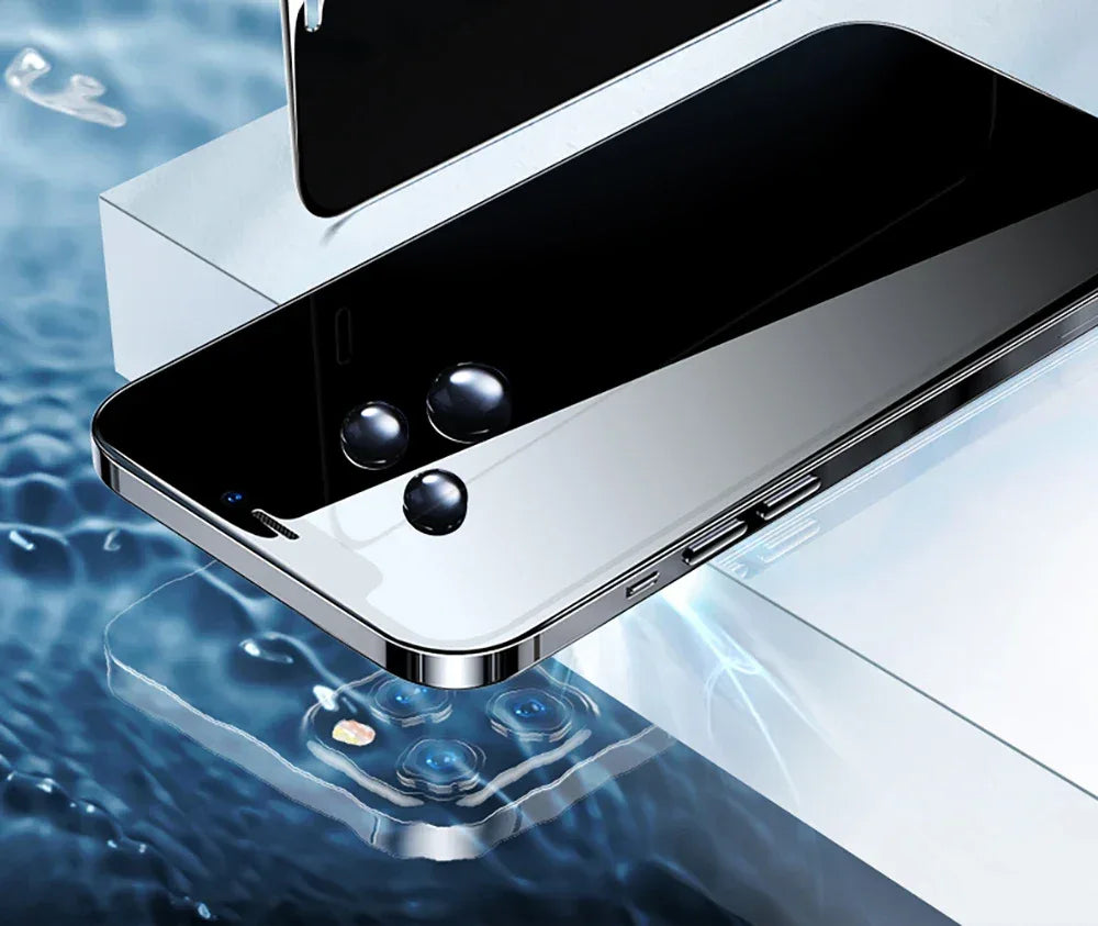 Privacy Screen Protector for iPhone 17 - 9H Hardened Tempered Glass Tidesmit