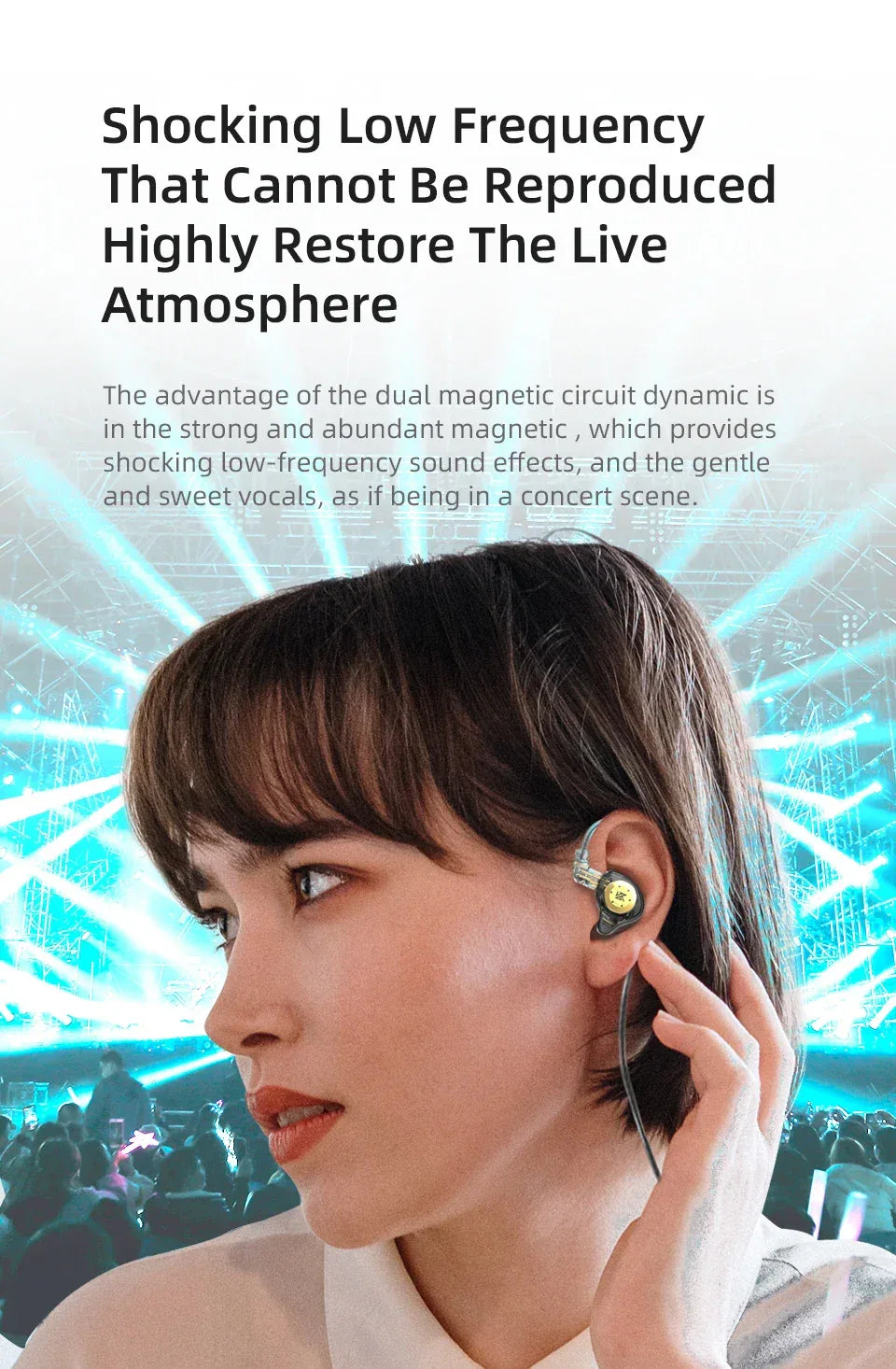 Wired In-Ear Monitors | Noise Cancelling Bass Earbuds | Tidesmit Tidesmit