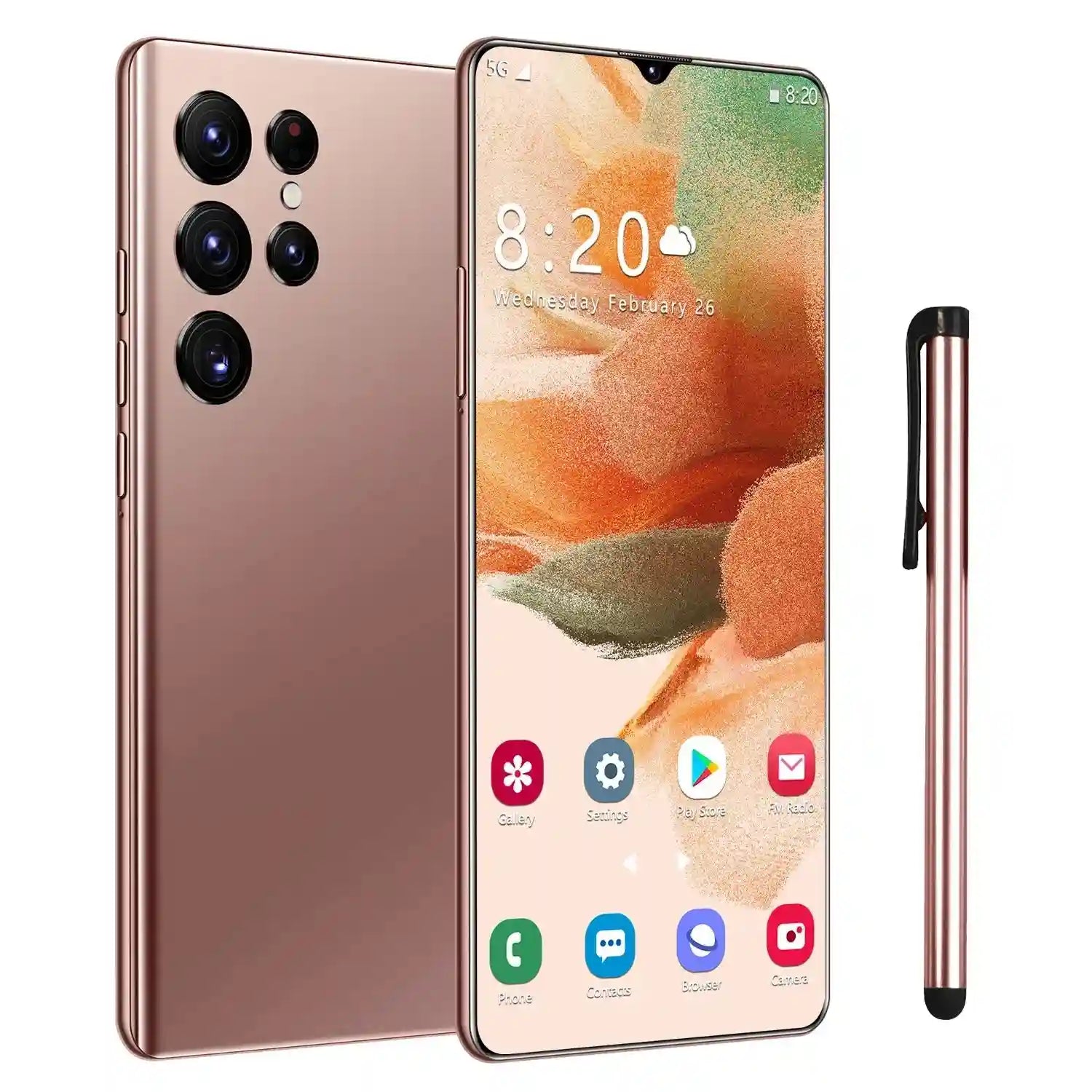 Tidesmit 5G Smartphone, 3GB RAM, 32GB Storage - Essential Series Gold 3 G Tidesmit