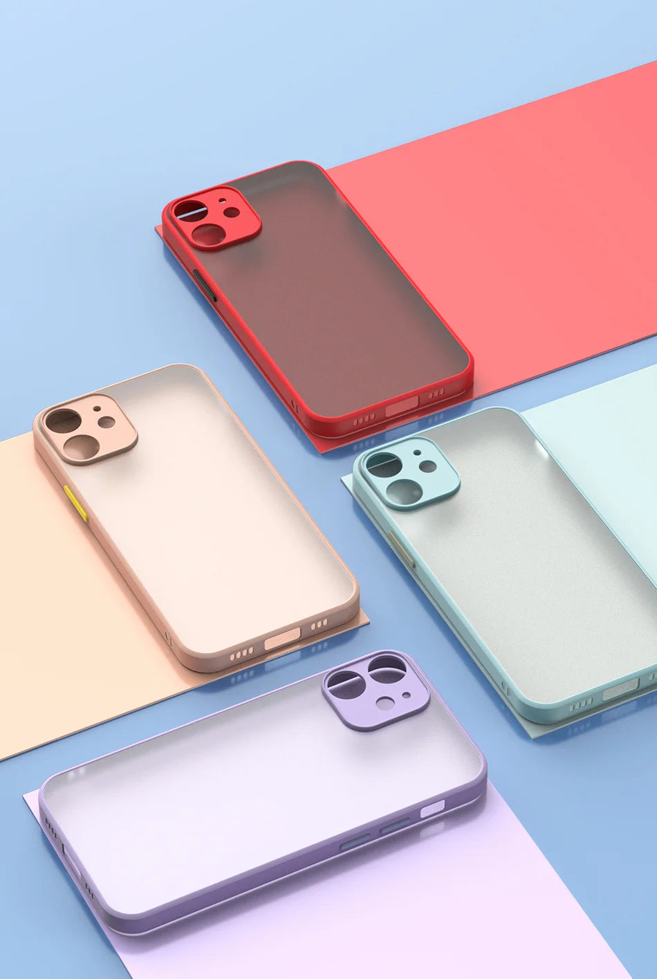 Matte Clear iPhone Case - Shock-Absorbing Slim Fit Cover for iPhone Tidesmit