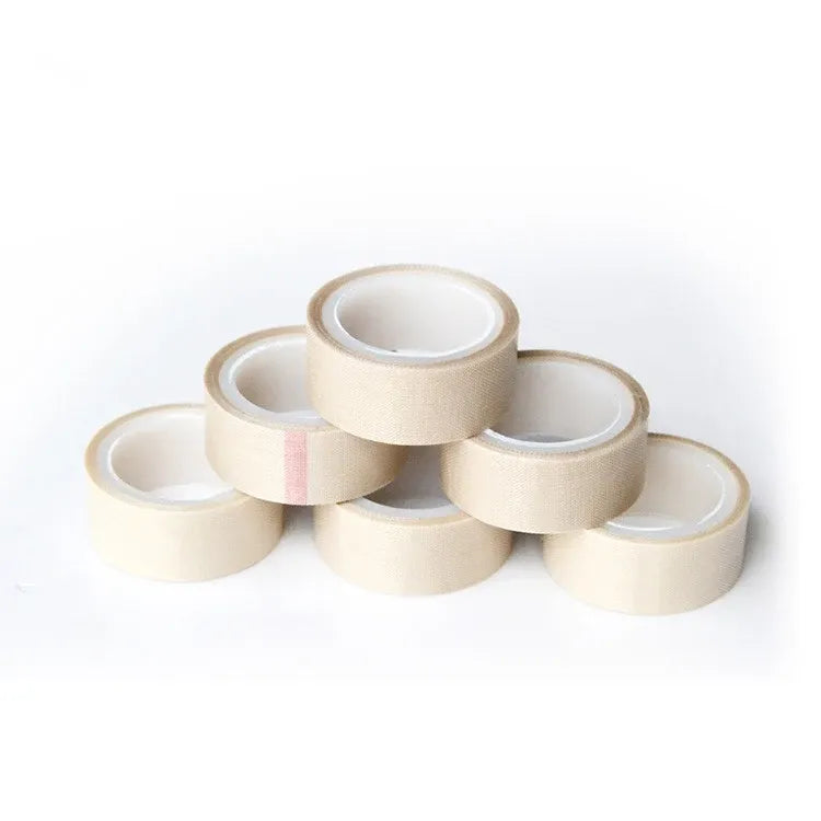 High-temperature insulation tape rolls in cream and beige