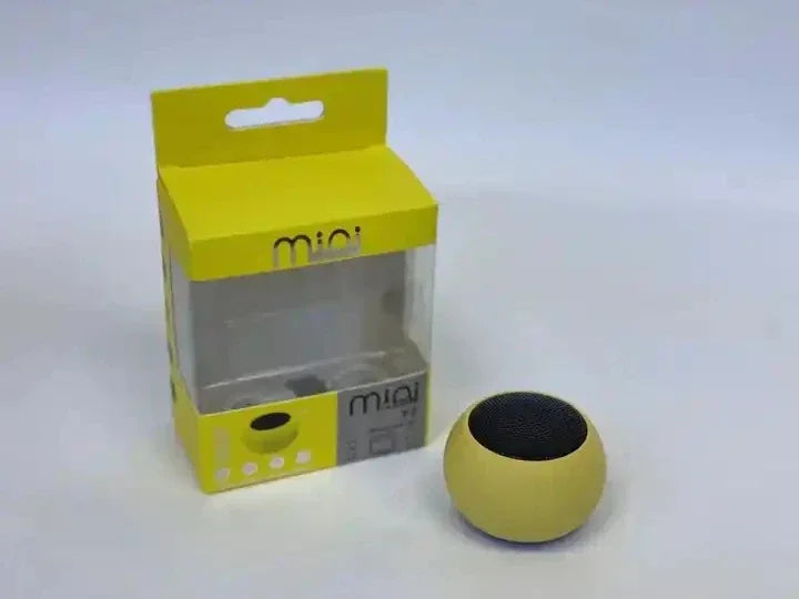 Portable Bluetooth Speaker with 360 Sound & Bass Boost - Compact Audio Yellow My Store