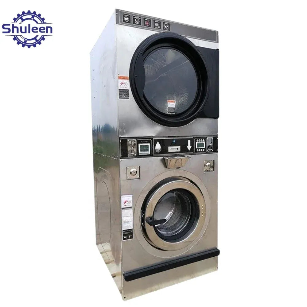 Commercial Self Service Use Coin Operated Shoes Stack Washer and Dryer Machine Prices Shoes Cleaning Vending Machine